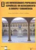 LAS UNIVERSIDADES POPULARES ESPAOLAS di LOPEZ, JUAN 