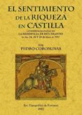 EL SENTIMIENTO DE LA RIQUEZA EN CASTILLA (ED. FACSIMIL) de COROMINAS, PEDRO 