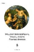 VENUS Y ADONIS (POEMAS DIVERSOS) de SHAKESPEARE, WILLIAM 