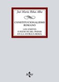 CONSTITUCIONALISMO ROMANO de RIBAS ALBA, JOSE MARIA 