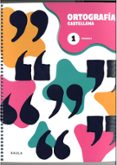 Portada de Cuaderno de Ortografía castellana 1 Primaria