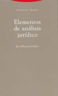 ELEMENTOS DE ANALISIS JURIDICO de CAPELLA, JUAN RAMON 