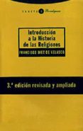 INTRODUCCION A LA HISTORIA DE LAS RELIGIONES de DIEZ DE VELASCO, FRANCISCO 