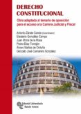 DERECHO CONSTITUCIONAL: OBRA ADAPTADA AL TEMARIO DE OPOSICION PARA EL ACCESO  A LA CARRERA JUDICIAL Y FISCAL di VV.AA. 