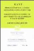 PROLEGOMENOS A TODA METAFISICA DEL PORVENIR; ORSERVACIONES SOBRE EL SENTIMIENTO DE LO BELLO Y LO SUBLIME; CRITICA DEL JUICIO di VV.AA
