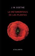 LA METAMORFOSIS DE LAS PLANTAS de GOETHE, JOHANN WOLFGANG VON 