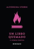 Un Libro Quemado Y Otros Textos Por Alfonsina Storni, Tapa Blanda
