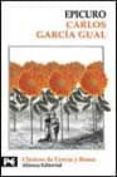 EPICURO de GARCIA GUAL, CARLOS 