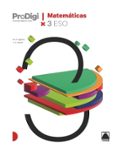 Portada de Cuaderno ProDigi. Matemáticas 3 ESO