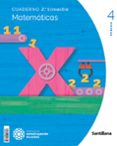 Portada de Matematicas 4º Educacion Primaria Segundo Trimestre Construyendo Mundo