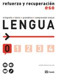 Portada de Refuerzo y Recuperación de Lengua 1º ESO