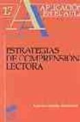 ESTRATEGIAS DE COMPRENSION LECTORA de GONZALEZ FERNANDEZ, ANTONIO 