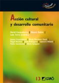 ACCION CULTURAL Y DESARROLLO COMUNITARIO de CASACUBERTA, DAVID 