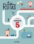 Portada de Lengua 5º Educacion Primaria Rutas