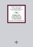 DERECHO, CONCIENCIA Y RELIGION de ASENSIO SANCHEZ, MIGUEL ANGEL  CALVO ESPIGA, ARTURO 