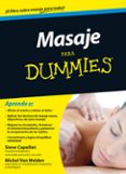 MASAJE PARA DUMMIES di CAPELLINI, STEVE VAN WELDEN, MICHEL 