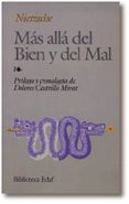 MAS ALLA DEL BIEN Y DEL MAL de NIETZSCHE, FRIEDRICH 