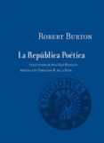 UNA REPUBLICA POETICA di BURTON, ROBERT 