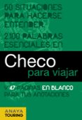 CHECO PARA VIAJAR de CUESTA, MIGUEL 