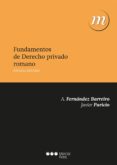 FUNDAMENTOS DE DERECHO PRIVADO ROMANO (8 ED.) de PARICIO, JAVIER 