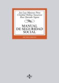 MANUAL DE SEGURIDAD SOCIAL (10 ED.) de MONEREO PEREZ, JOSE LUIS 