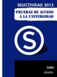 LATIN (PRUEBAS DE ACCESO A LA UNIVERSIDAD) de MARTINEZ QUINTANA, MANUEL 