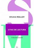 CITAS DE LECTURA di MOLLOY, SYLVIA 