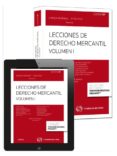 LECCIONES DE DERECHO MERCANTIL VOLUMEN I (PAPEL + E-BOOK) (12 ED .) de MENENDEZ, AURELIO 