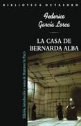 LA CASA DE BERNARDA ALBA de GARCIA LORCA, FEDERICO  ED. DE MARIANO DE PACO 