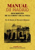 MANUAL DE MADRID (FACSIMIL) de MESONEROS ROMANOS, RAMON DE 