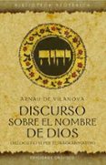 DISCURSO SOBRE EL NOMBRE DE DIOS de VILANOVA, ARNAU DE 