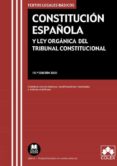 CONSTITUCIN ESPAOLA Y LEY ORGNICA DEL TRIBUNAL CONSTITUCIONAL di VV.AA. 