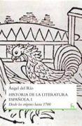 HISTORIA DE LA LITERATURA ESPAOLA I de RIO, ANGEL DEL 