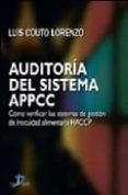 AUDITORIA DEL SISTEMA DE APPCC de COUTO LORENZO, LUIS 