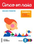 Portada de Lingua 2º Educacion Primaria Caderno 2 Cinco en Raia Pauta Galicia Ed