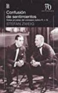 CONFUSIN DE SENTIMIENTOS de ZWEIG, STEFAN 