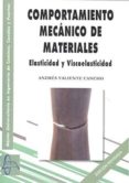 COMPORTAMIENTO MECANICO DE MATERIALES di VALIENTE CANCHO, ANDRES 