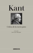 CRITICA DE LA RAZON PURA di KANT, IMMANUEL 