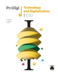 Portada de Workbook Prodigi. Technology and Digitalization I ESO (1º-2º ESO)
