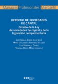 DERECHO DE SOCIEDADES DE CAPITAL di VV.AA. 
