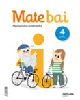 Portada de MATE BAI PENTSATZEKO MATEMATIKA 4 LEH