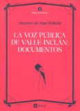 LA VOZ PUBLICA DE VALLE INCLN: DOCUMENTOS. di JUAN BOLUFER, AMPARO DE 