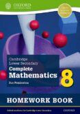 Portada de NEW Cambridge Lower Secondary Complete Mathematics 8: Homework Book - Pack of 15 (Second Edition)