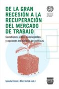 DE LA GRAN RECESION A LA RECUPERACION DEL MERCADO DE TRABAJO di VV.AA