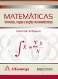 MATEMATICAS, FORMULAS, REGLAS Y REGLAS MNEMOTECNICAS di HOFFMANN, MANDFRED 