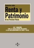 IMPUESTOS SOBRE RENTA Y PATRIMONIO DE LAS PERSONAS FISICAS (25ED ) de SOLER ROCH, MARIA TERESA 