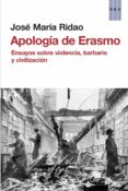 APOLOGIA DE ERASMO de RIDAO, JOSE MARIA 