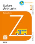 Portada de Euskara Arin-Arin Letraz Letra 1ºlh Egiten Jakin Zurekin Euskadi 2019