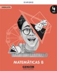 Portada de Matemáticas B 4º ESO. Libro del estudiante. GENiOX Situaciones de aprendizaje (Andalucía)