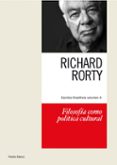 FILOSOFIA COMO POLITICA CULTURAL de RORTY, RICHARD 
